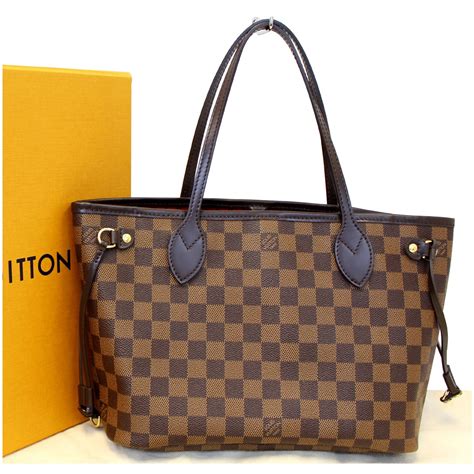 louis vuitton neverfull pm damier ebene tote bag|Neverfull MM Damier Ebène Canvas .